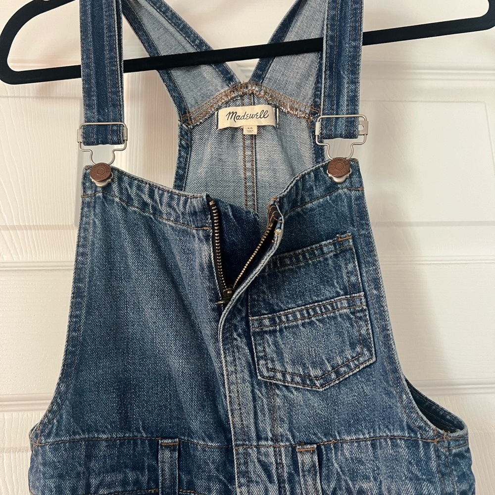 madewell straight leg overalls